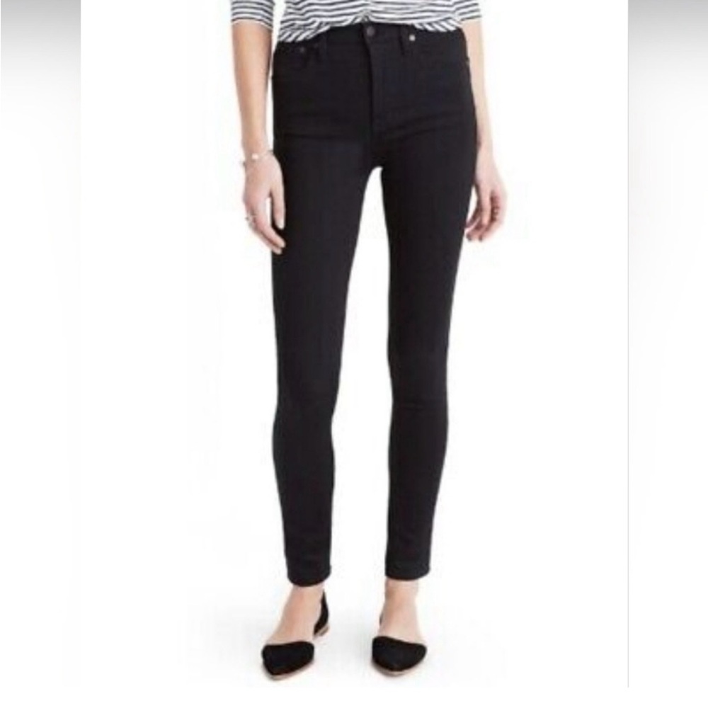 NWT JCREW 9" mid-rise stretchy toothpick jean in new black